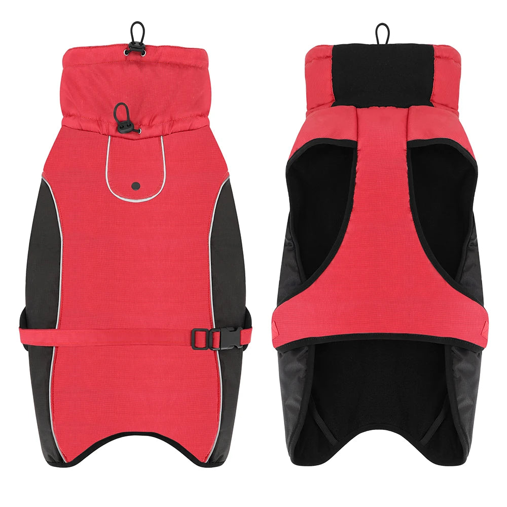 NorthPaw Waterproof Dog Raincoat – Reflective Winter Jacket