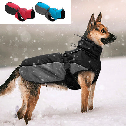 NorthPaw Waterproof Dog Raincoat – Reflective Winter Jacket