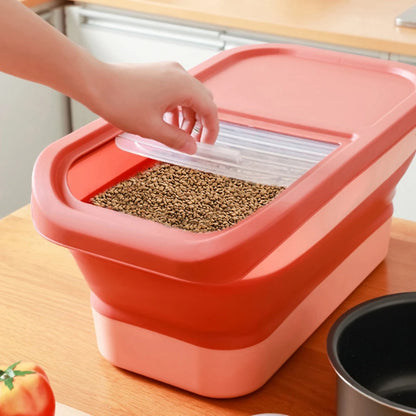 NorthPaw Airtight Pet Food Storage Container – Collapsible Kibble Bin