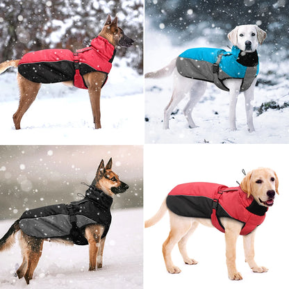 NorthPaw Waterproof Dog Raincoat – Reflective Winter Jacket